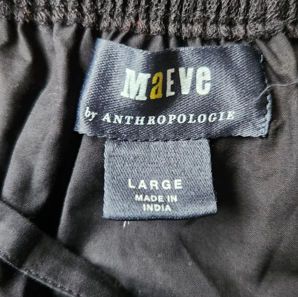 Anthropologie Maeve Tiered Tulle Tunic Dress Whimsigoth Witchy Dark Fairy Size L - Picture 10 of 11